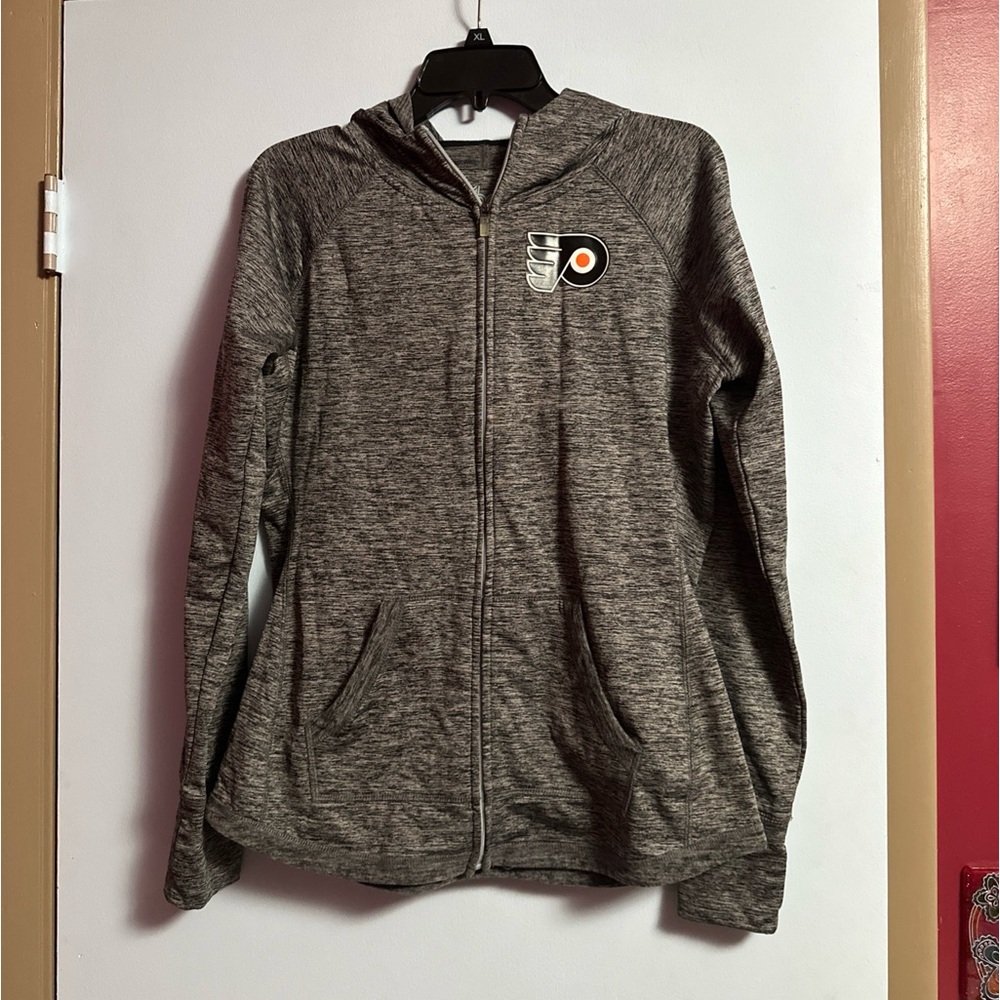 Philadelphia Flyers warm up jacket with hood